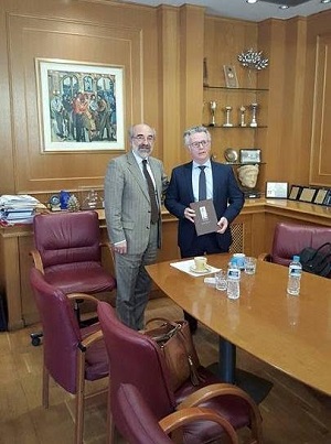 Εθιμοτυπική επίσκεψη του Γενικού Πρόξενου της Γαλλίας στη Θεσσαλονίκη στον Δήμαρχο Αλεξανδρούπολης