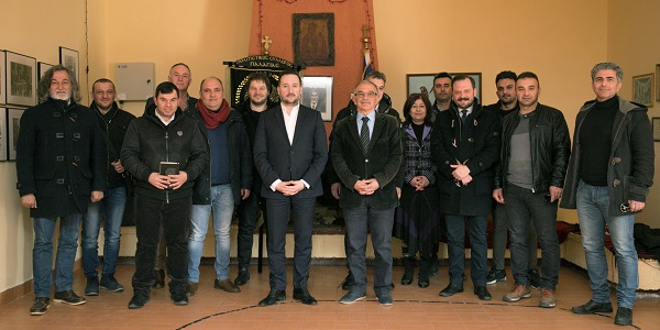 Επίσκεψη του Γιάννη Ζαμπούκη και συνεργατών του στον Πολιτιστικό, Μορφωτικό και Εξωραϊστικό σύλλογο Παλαγίας “Μέγας Αλέξανδρος”!