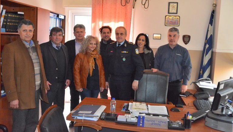 Με τις αστυνομικές αρχές της Αλεξανδρούπολης συναντήθηκε ο Βαγγέλης Μυτιληνός